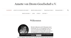 Desktop Screenshot of droste-gesellschaft.de