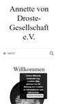 Mobile Screenshot of droste-gesellschaft.de